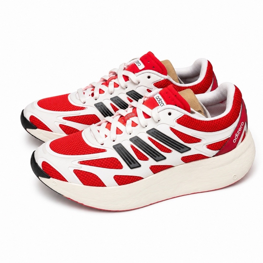 adidas Adizero Aruku JI0308 Red White Men's Size 6 Running Shoes
